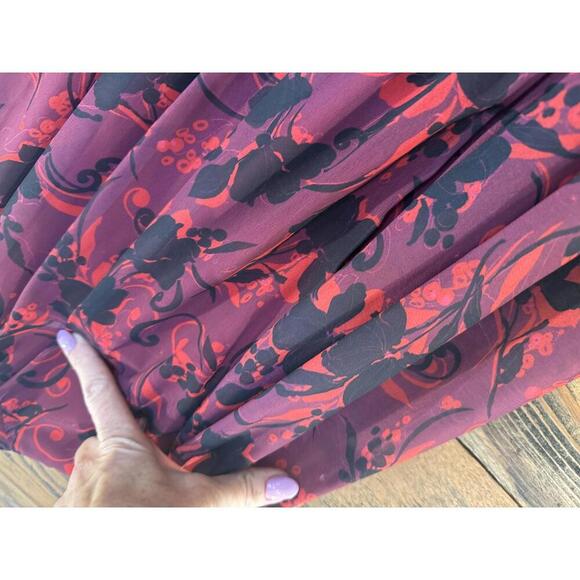 LTD Brooke Flowing Red & Black Maxi Dress - Picture 14 of 15